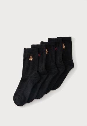 Even&Odd by Zalando, 5 PACK  - Chaussettes - black/dark brown