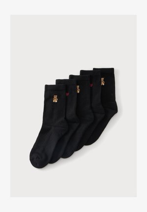 Even&Odd by Zalando, 5 PACK - Chaussettes - black/dark brown