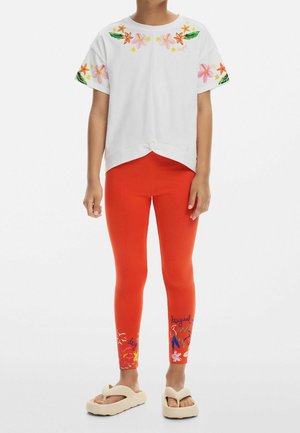Desigual, Printtipaita - white