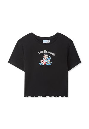 LILO AND STITCH - T-shirt con stampa - nero