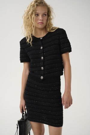 CAILIE - Cardigan - black
