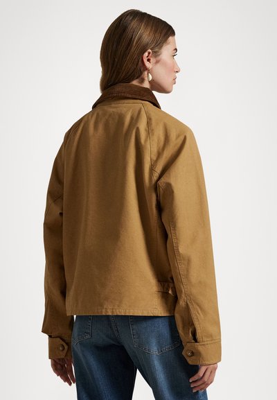 Polo Ralph Lauren CROPPED UTILITY JACKET - Chaqueta fina - berkshire tan