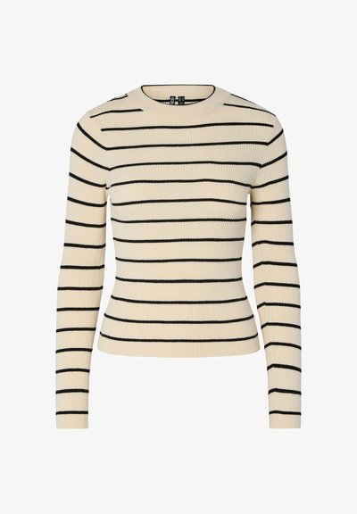 PCMIRA NEW LS O-NECK NOOS - Pullover - black