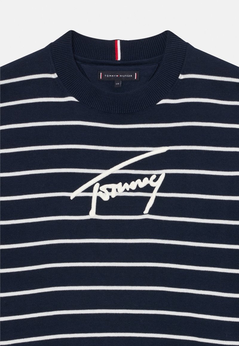 Tommy Hilfiger VARSITY GRAPHIC SWEATER Jumper dark night navy