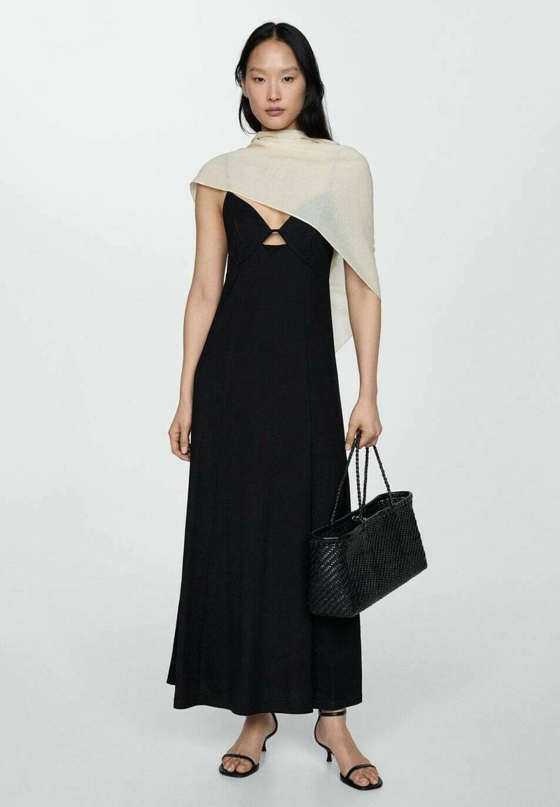 Mango Maxi šaty - black