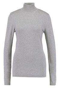 ICHI Strickpullover - mottled grey