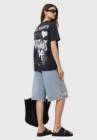 AllSaints POSTER BF TEE - Camiseta estampada - black