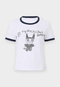 ROCK DEVIL - Marškinėliai su spaudiniu - white