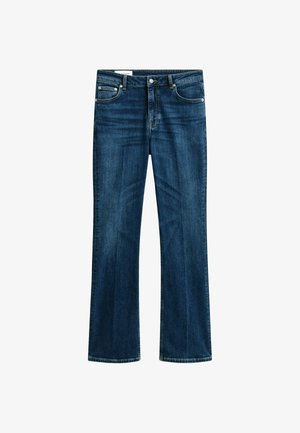 GANT, GANT FLARED STRETCH JEANS - Jean bootcut - dark blue worn in
