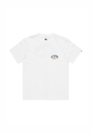Quiksilver FLOWER CHAOS  - Marškinėliai su spaudiniu - white