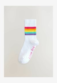 Valimata, white pastel rainbow