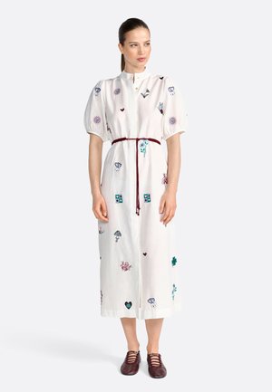 Shirt dress - white