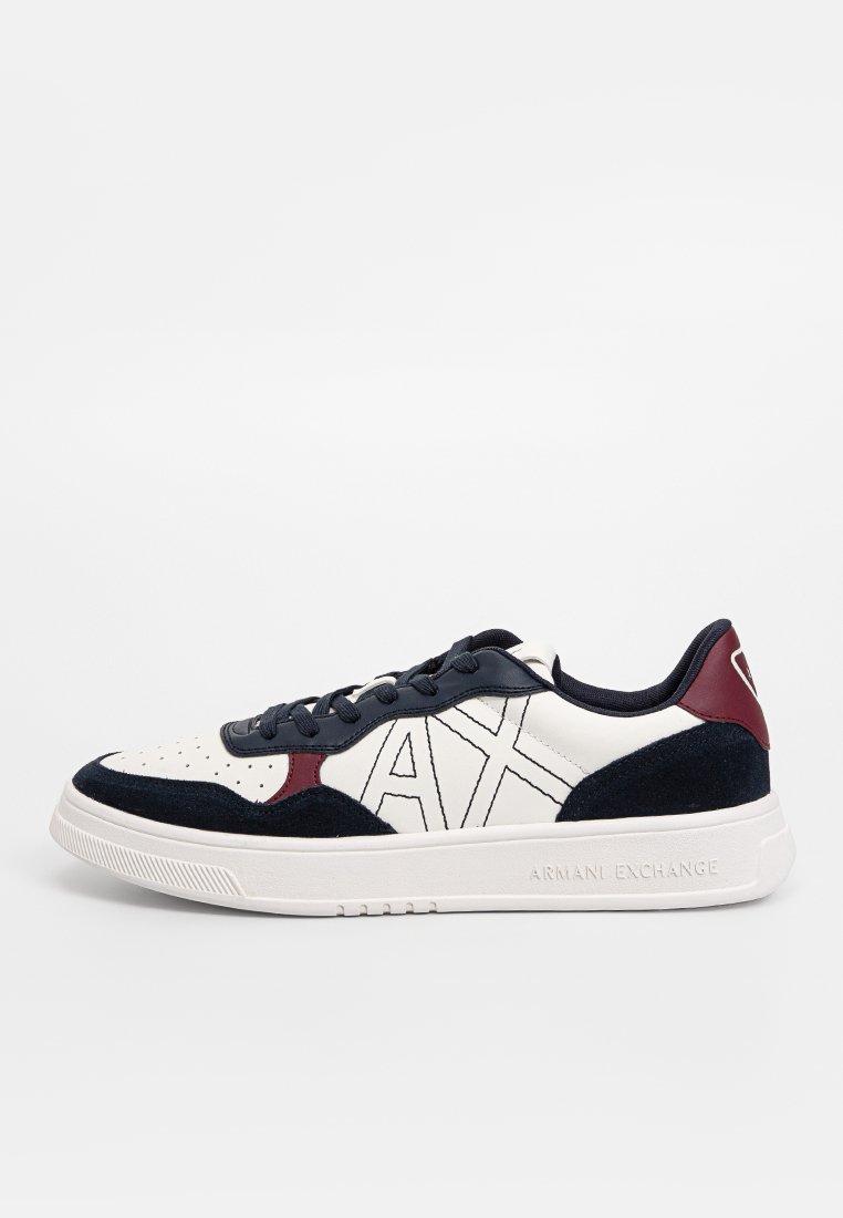 Armani Exchange Sneakers laag crème