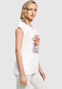 ABSOLUTE CULT TOM AND JERRY - ROCKET PRANK - T-shirts med print - white