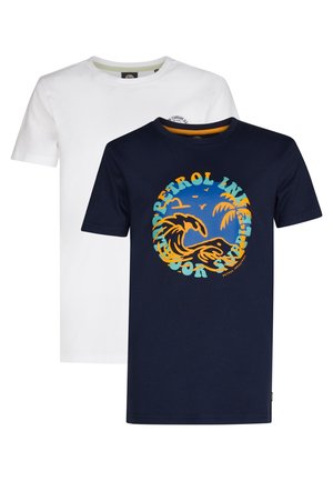2-PACK BASIC ROUND NECK SNAPPER - T-shirt med print - diverse