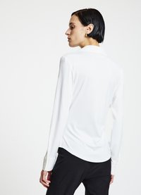 Calliope TINTA UNITA - Hemdbluse - bianco lana