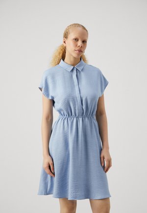 VMMELONY SHORT DRESS - Skjortekjole - vista blue