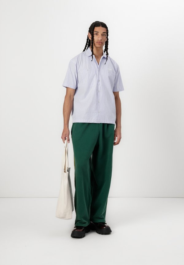 COLLECTIVE STRIPE UNISEX - Button-down blouse - purple3