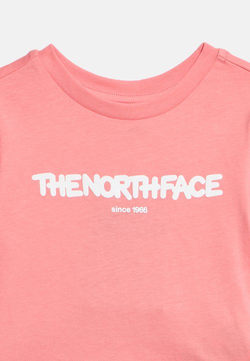 The North Face KID BUBBLE LOGO REGULAR GRAPHIC UNISEX SET - Shorts - coral crush/transcendent grey — photo 4