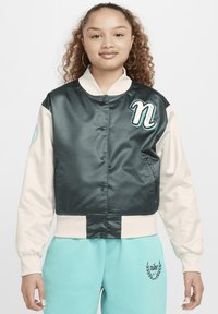 Nike Sportswear VARSITY STAR - Chaquetas bomber - vintage green light bone