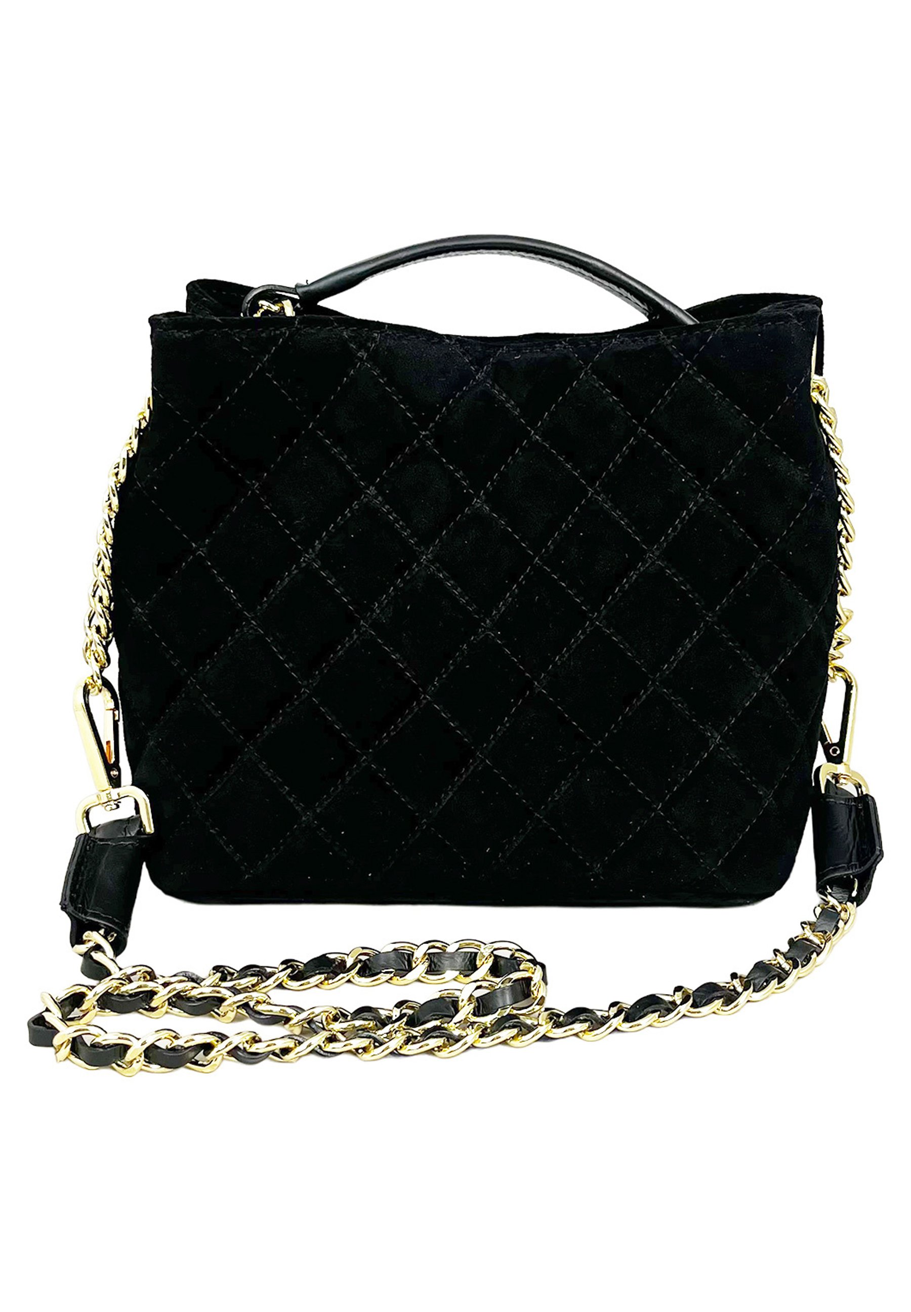 Borsa A Mano Cheval Firenze In Vera Pelle Made In Italy - Modello Felis, Tracolla Regolabile, Colore Classico