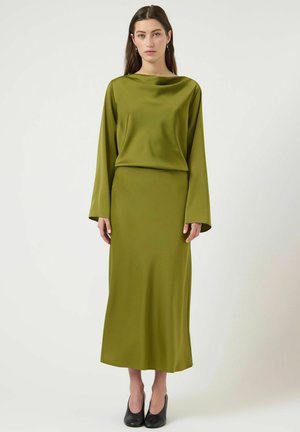 YASPELLA MIDI  - Jupe trapèze - cardamom seed