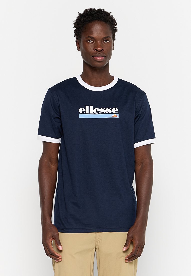Ellesse T-shirt print donkerblauw