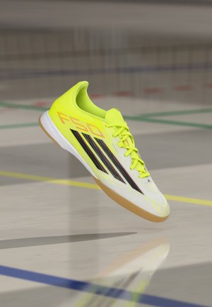 F50 LEAGUE INDOOR - Zaalvoetbalschoenen - team solar yellow 2/core black/lucid red