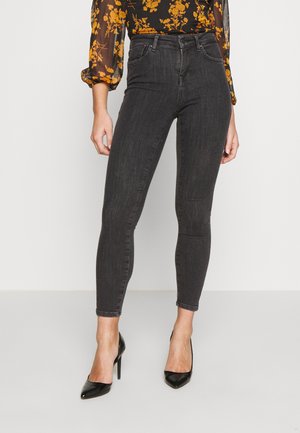 ONLPOWER MID PUSH UP - Jeans Skinny Fit - grey denim
