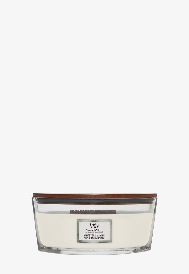 Woodwick WOODWICK ELLIPSE WHITE TEA & JASMINE Geurkaars