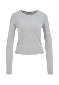 Bluză cu mânecă lungă - light grey