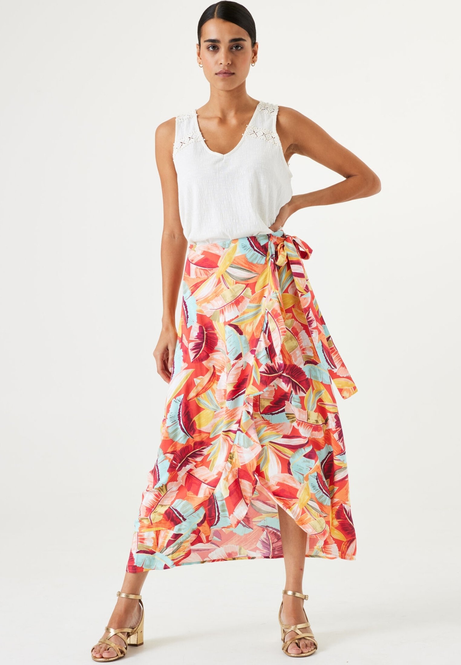 Jupe Crayon Noire Matalan Papaya Pour Femme - Taille UK 14, Fente, Bureau