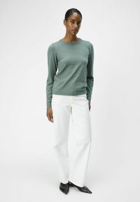 Object OBJTHESS LS O-NECK - Jersey de punto - dark forest