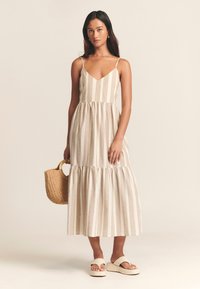 ST MRLO PHI MIDI - Day dress - neutral stripe