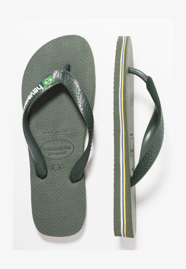 BRASIL LOGO - Klipklappere/ klip klapper - green olive