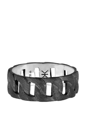 CHUNKY CHAIN - Ring - schwarz