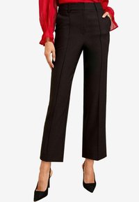 REGULAR FIT TORI STRAIGHT LEG TAILORED - Pantalon classique - black