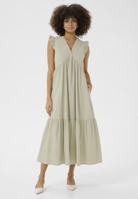 Culture CUOLENA SLEEVELESS FRILL - Dnevna haljina - seagrass
