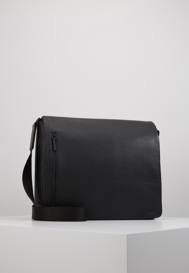 Jost HYBRID MESSENGER BAG PEBBLE Laptop bag black Zalando.de