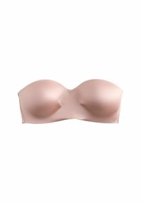 REGULAR FIT - HIGH SHINE NON WIRE BANDEAU - Reggiseno con spalline regolabili - praline nude