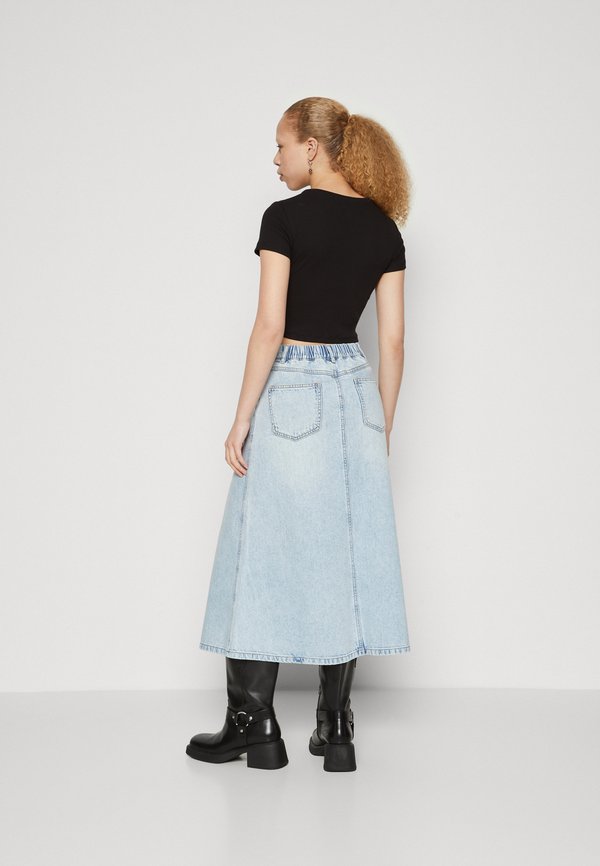 ONLMINDY LOOSE SKIRT - Denim skirt4