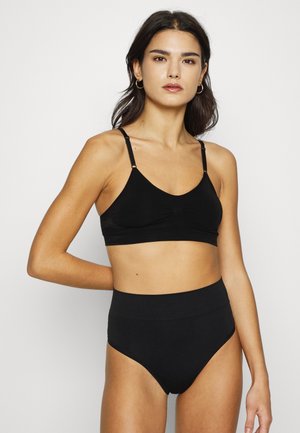 COMFORT BRA SPAGHETTI STRAPS - Korsetes izstrādājums ar stīpiņām - black