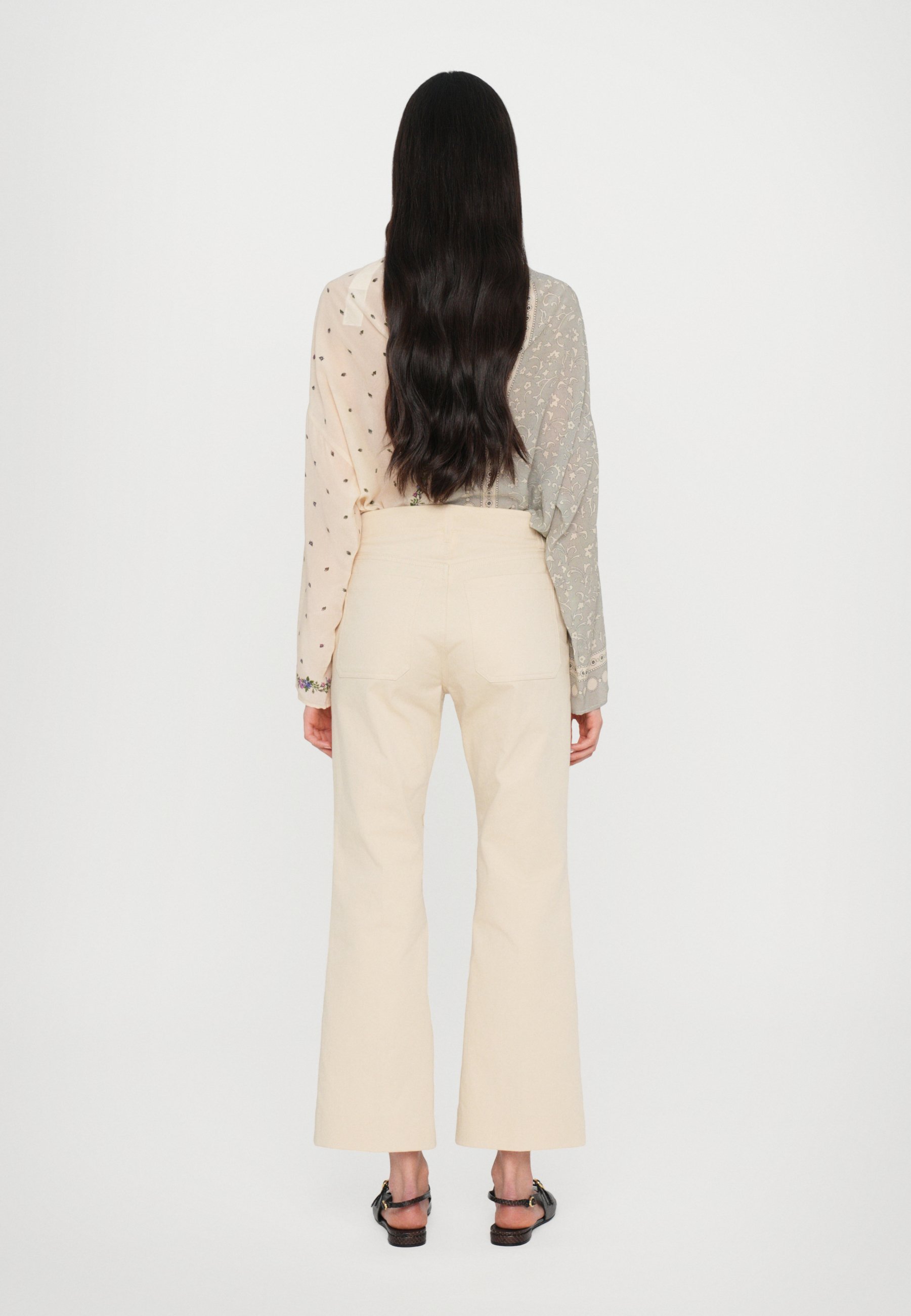 【送料&関税込】Weekend Max Mara Bosso Trousers WEEKEND MaxMara BOSSO - Trousers - ivory/white - Zalando.co.uk