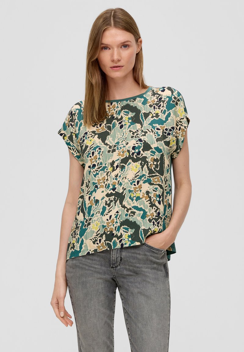 s.Oliver T-shirt print - petrol
