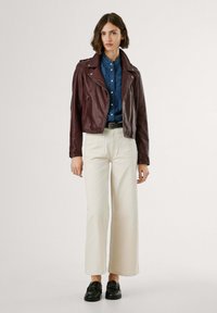 Pepe Jeans SILVIA - Leren jas - merlot red