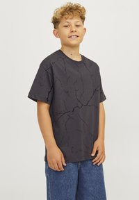 Jack & Jones Performance JJKEY LOOSE TEE CREW JNR - Marškinėliai su spaudiniu - asphalt