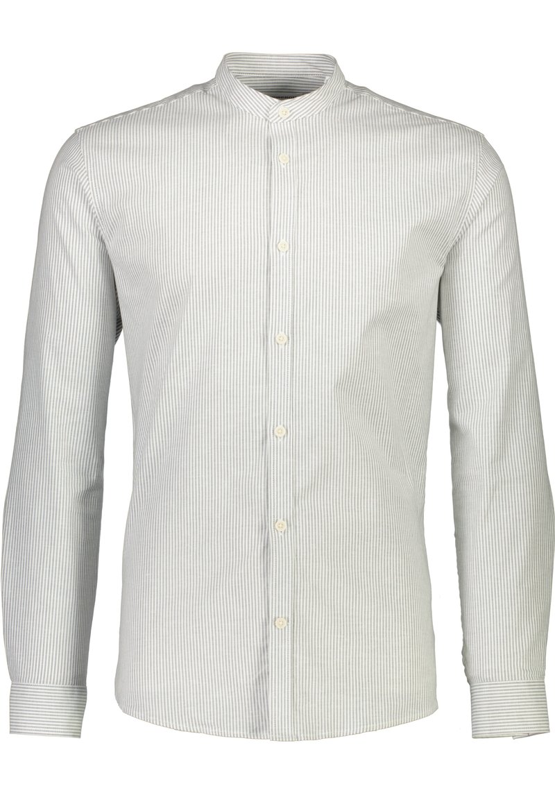 Lindbergh MANDERIN SUPERFLEX OXFORD - Camisa - dk green