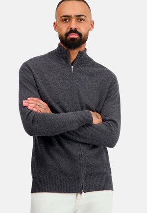 Mahogany THOBIAS-FIRST - Gilet - grey melange