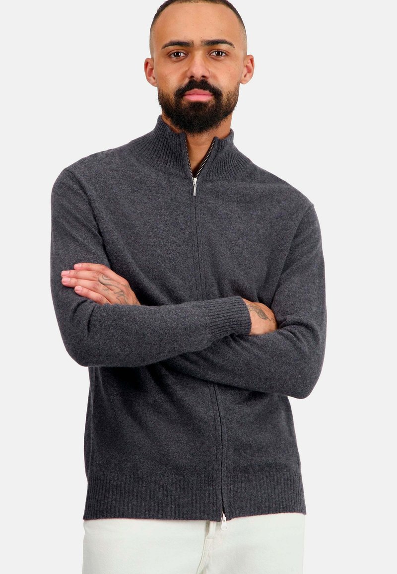 Mahogany THOBIAS-FIRST - Gilet - grey melange