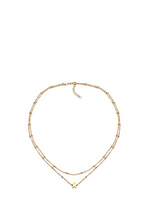CHOKER LAYER LOOK STAR - Halskette - gold-coloured